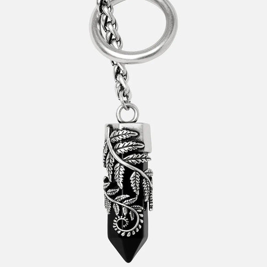 Crystal Fern O-ring Halsketting
