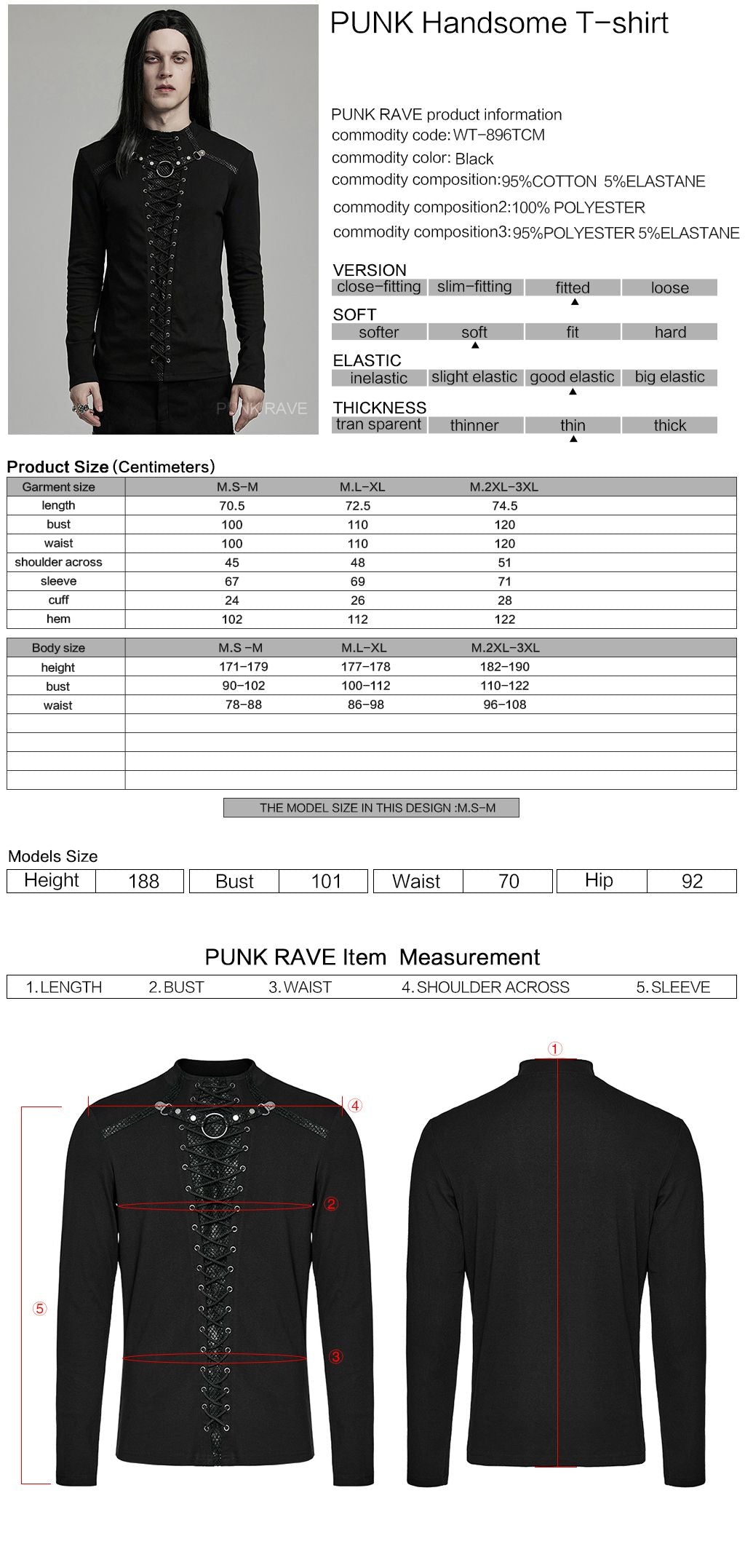 Cry Long Sleeve Top Zwart