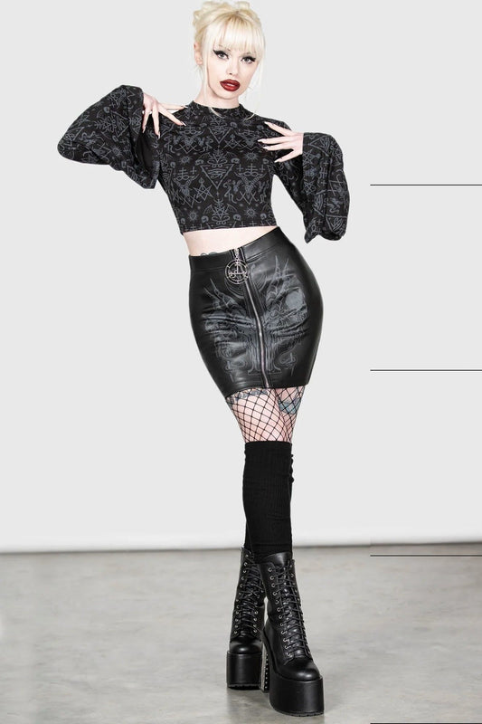 Killstar Scarlet Flame Minirok