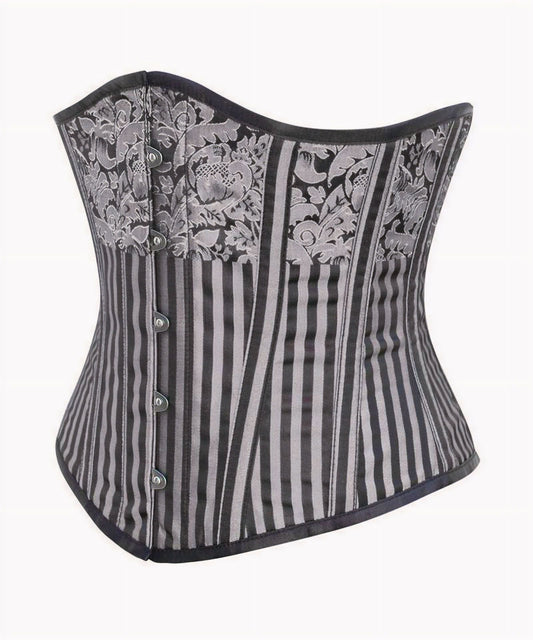 Foresight Underbust Korset Zilver/Zwart