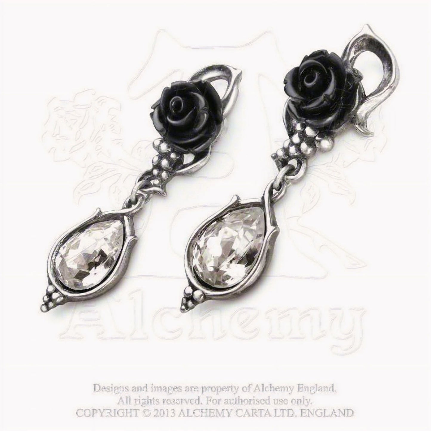 Bacchanal Rose Ear Droppers