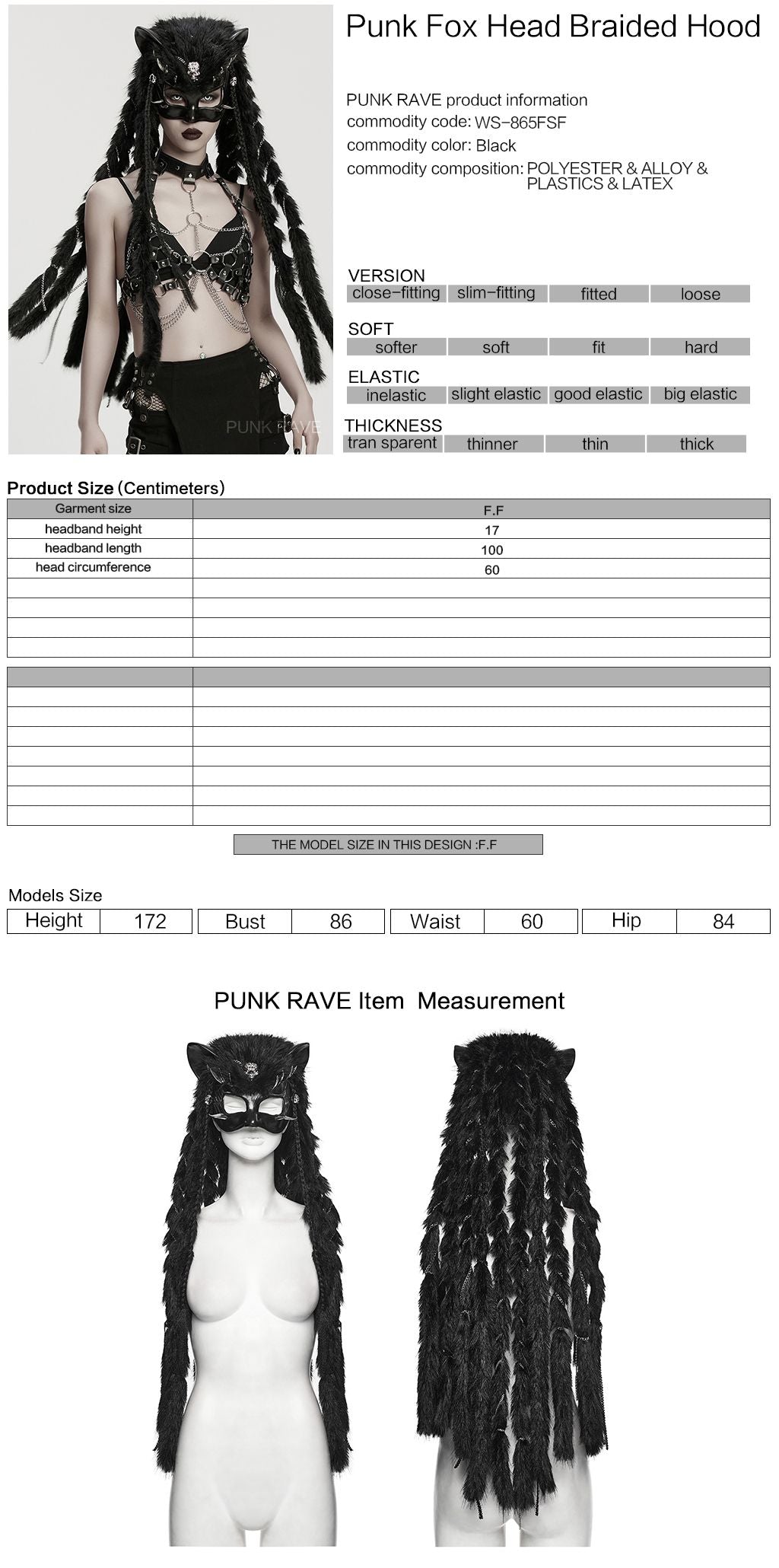 Black Fox Mask
