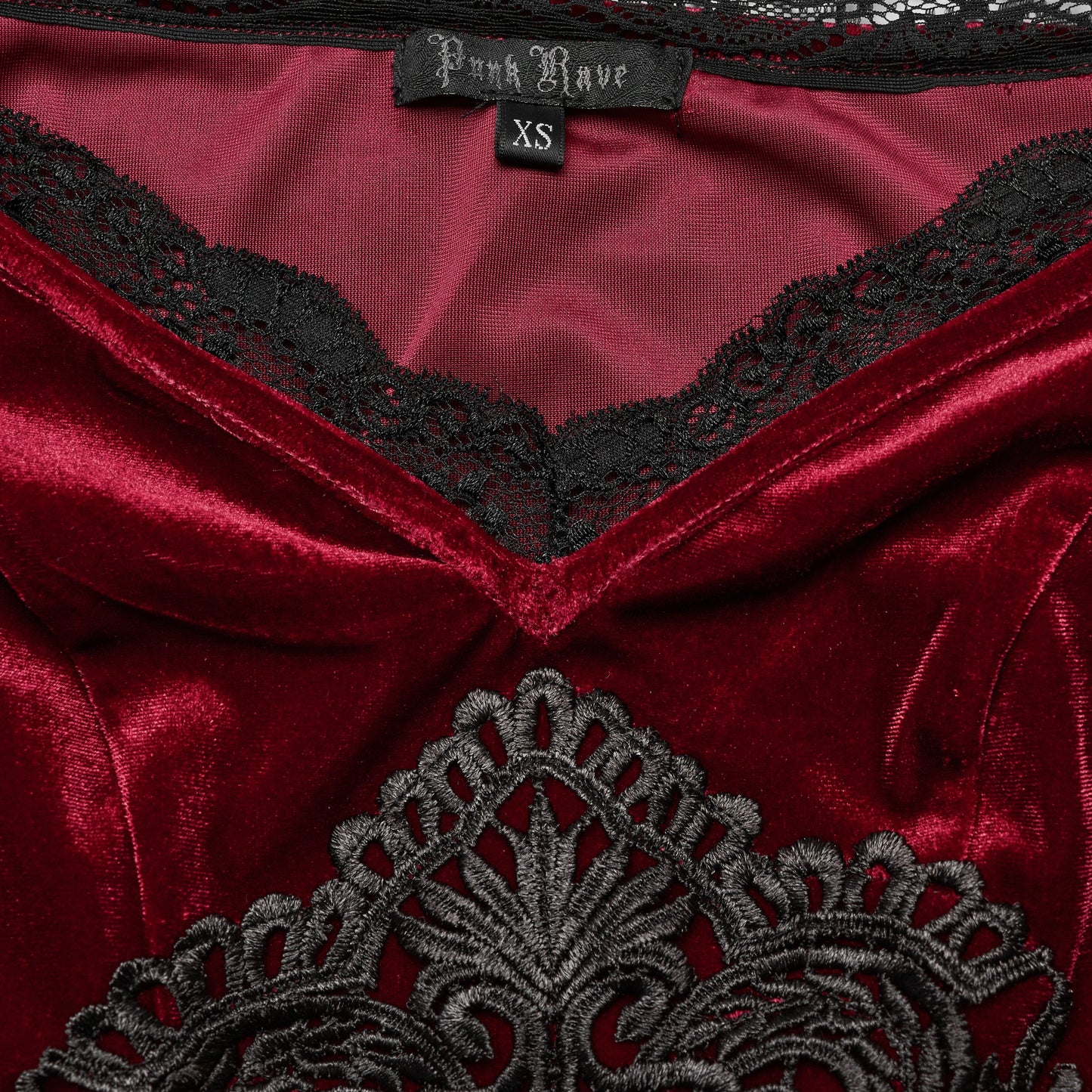 Superstition Dress Red - Black