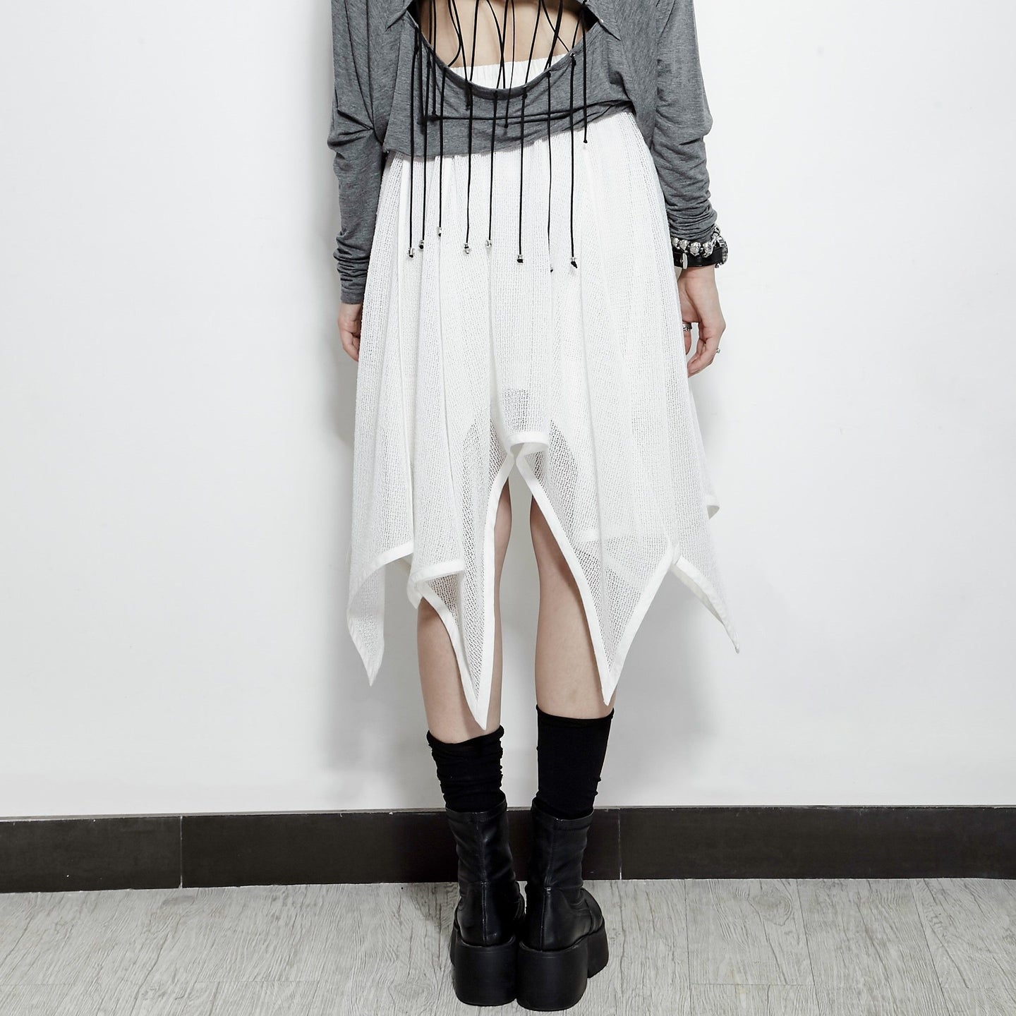 Bat Skirt White PQ-149