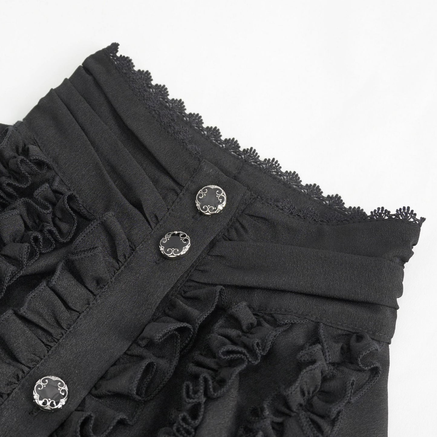 Devil Fashion Bluff Blouse Zwart