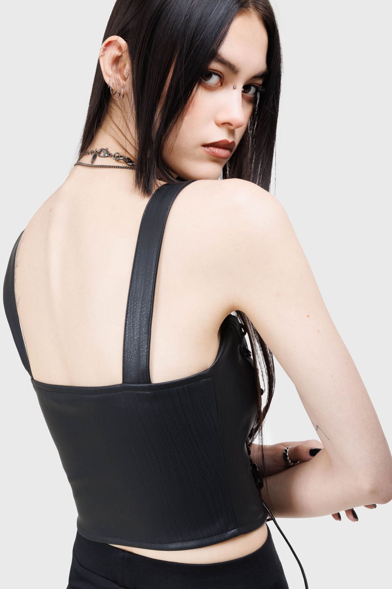Kihilist Nyxian Corset Top