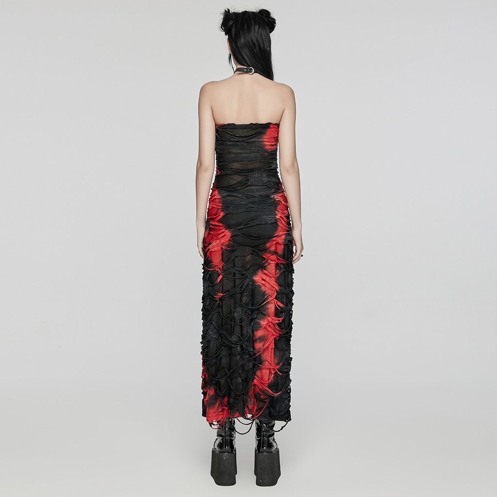Yes I Do Dress Zwart - Rood