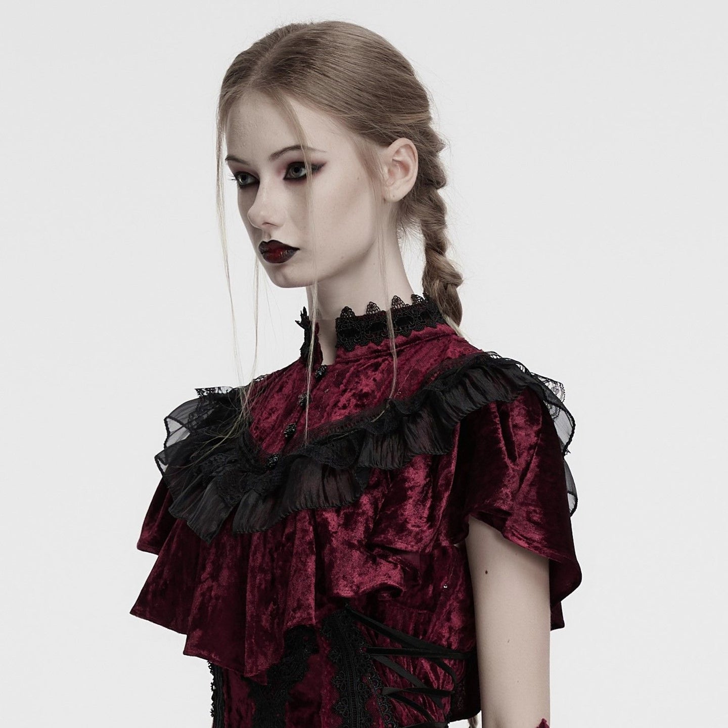 It's Gone Capelet Rood - Zwart