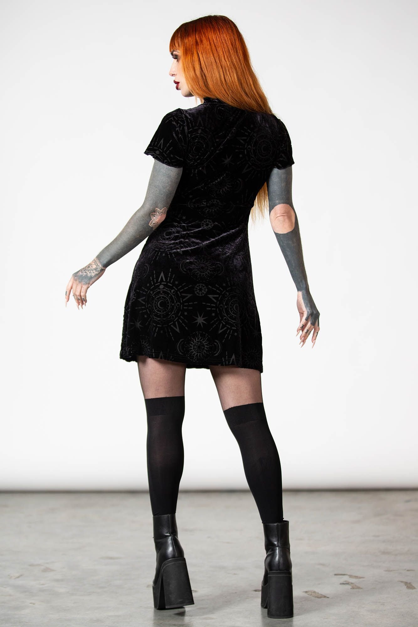 Killstar Spiritual Chant Burnout Dress