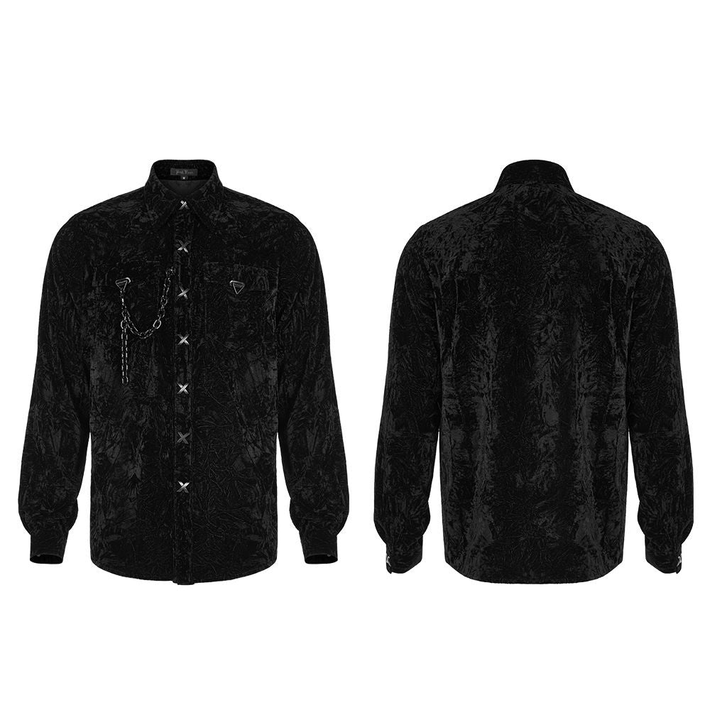 Crushed Shirt Black 