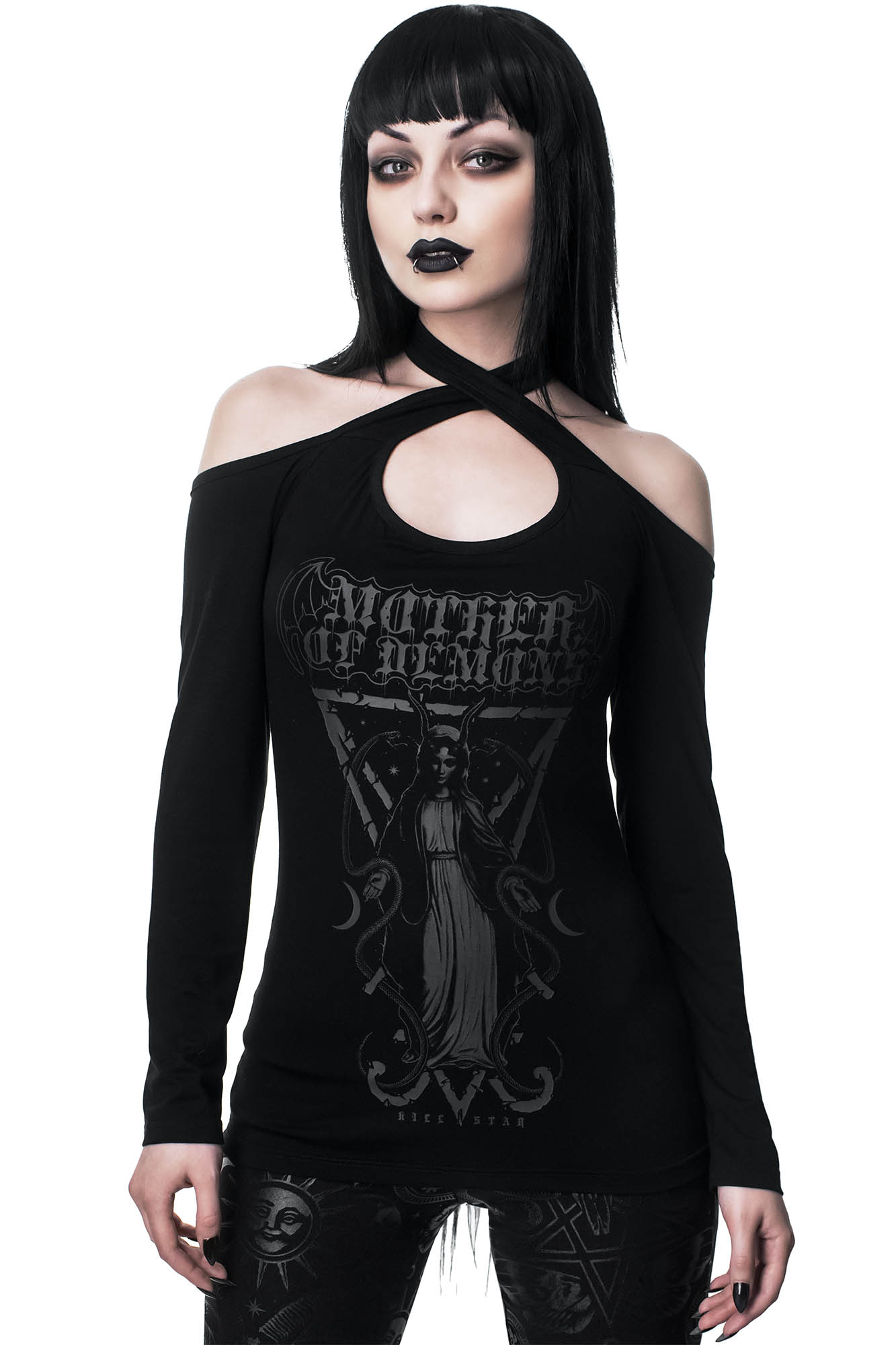 Killstar Whiplash Bardot Top
