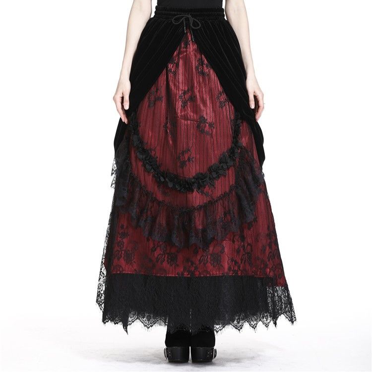 Dreaming Skirt Red - Black 