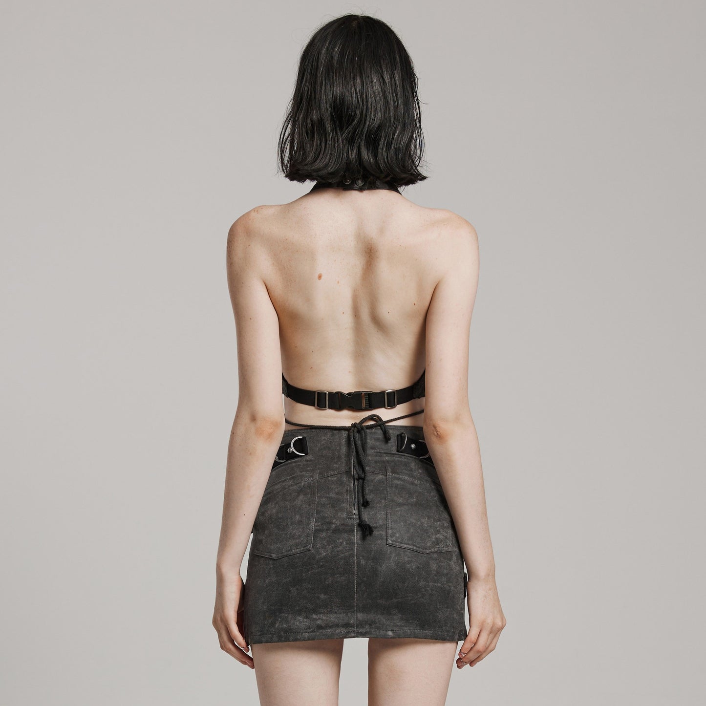 Can't Control Skirt Grey