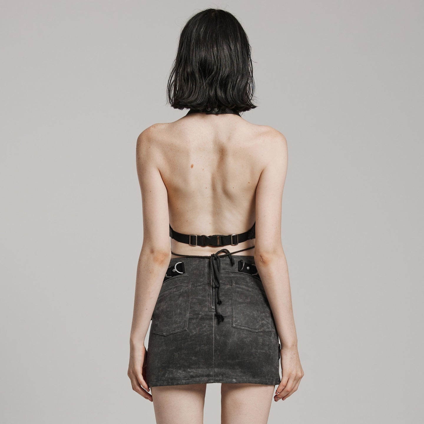 Can't Control Skirt Grey