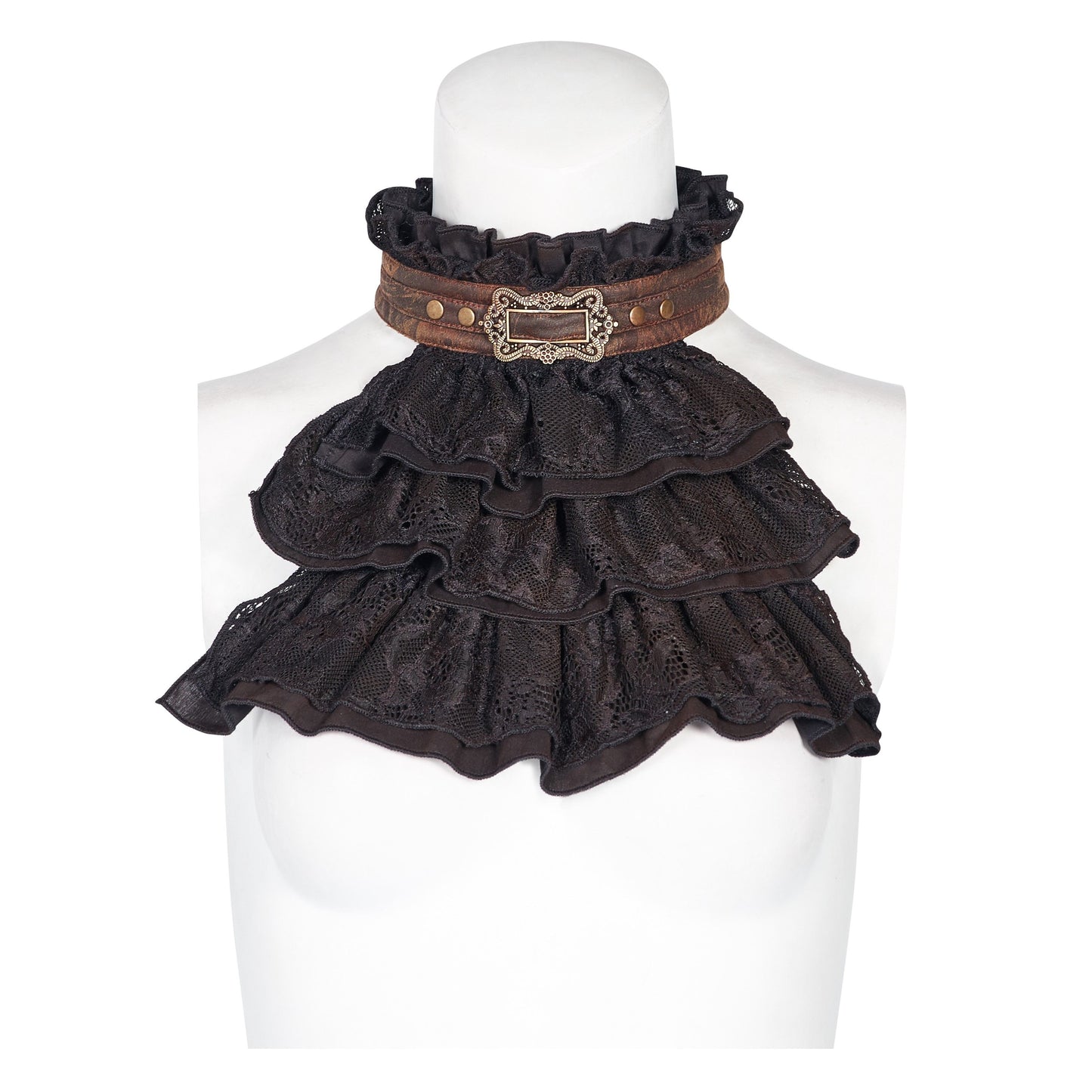 Lost Hope Jabot Zwart WS-292