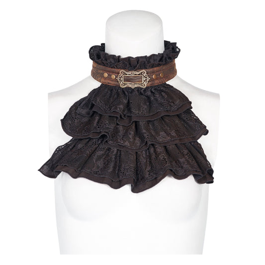 Lost Hope Jabot Zwart WS-292