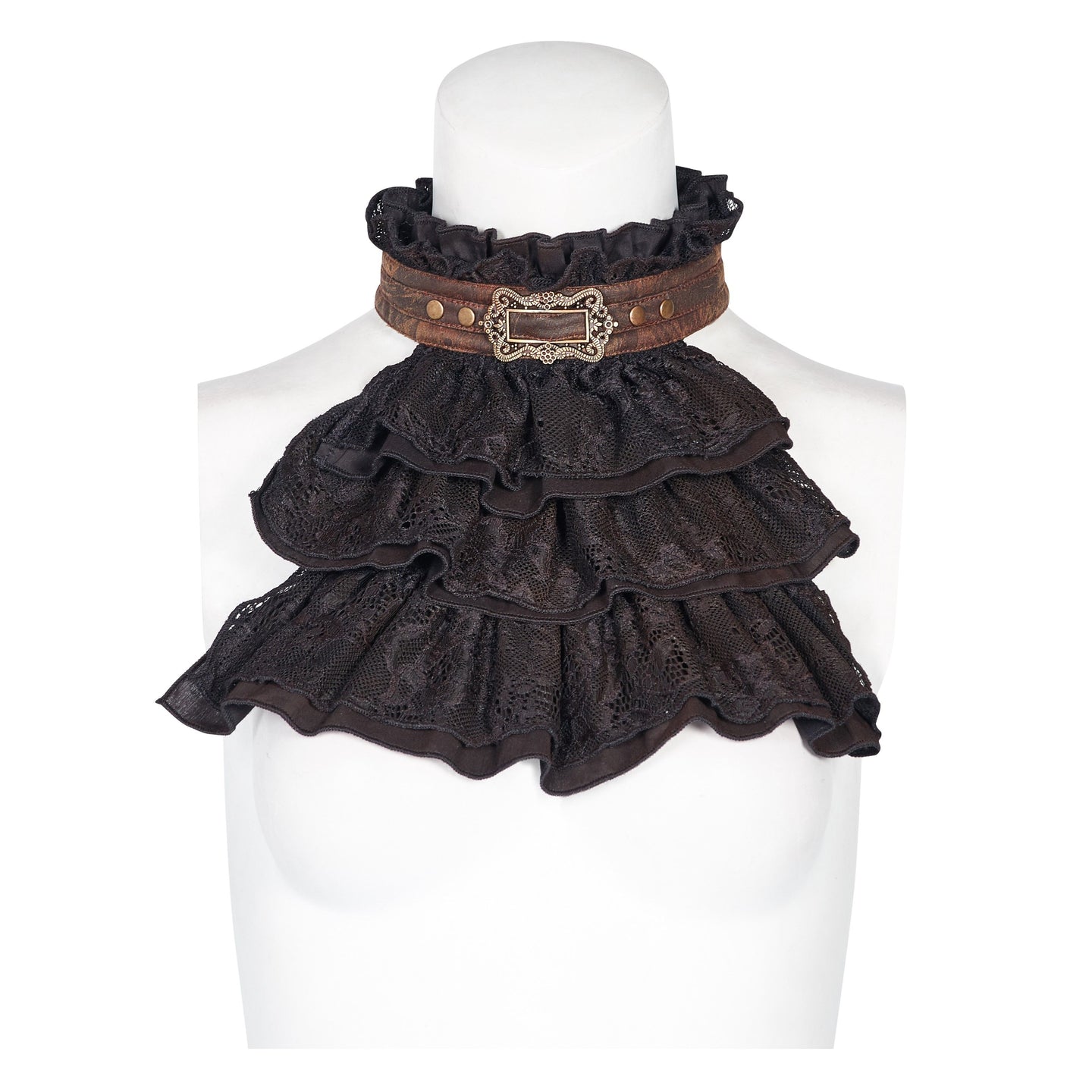 Lost Hope Jabot Zwart WS-292