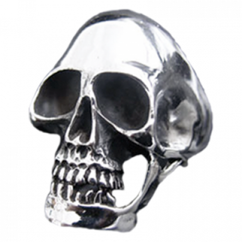Skull Ring GR42 (Zilver)