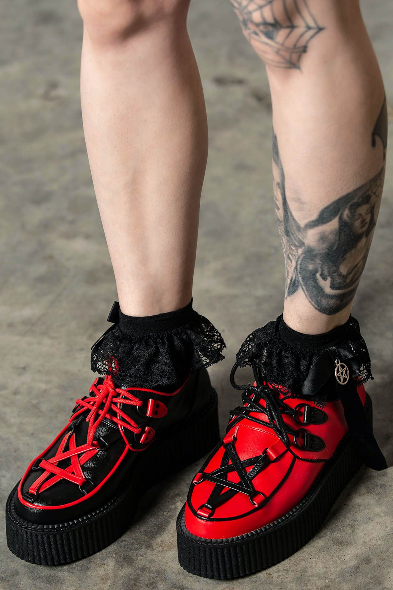 Hexellent Creepers Zwart - Rood