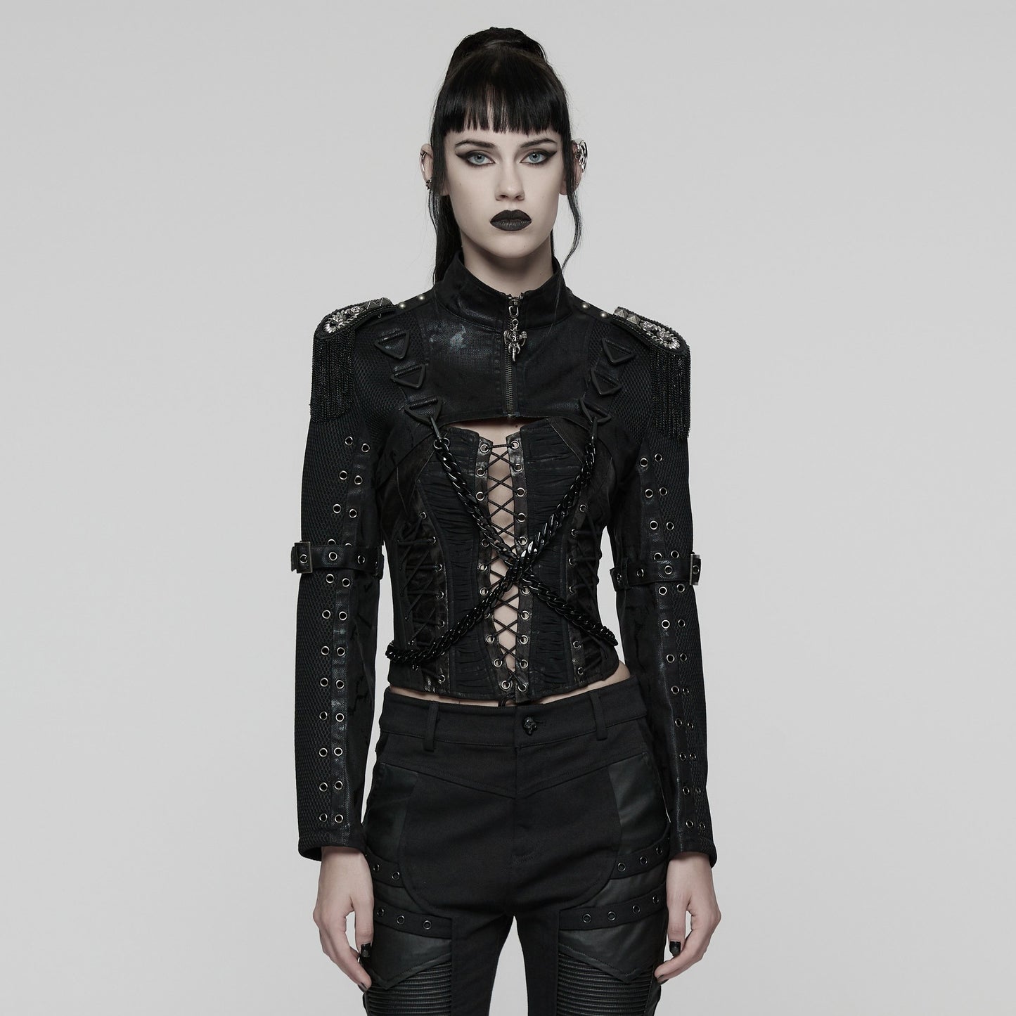 Punk Rave Black Mission Shrug Dames