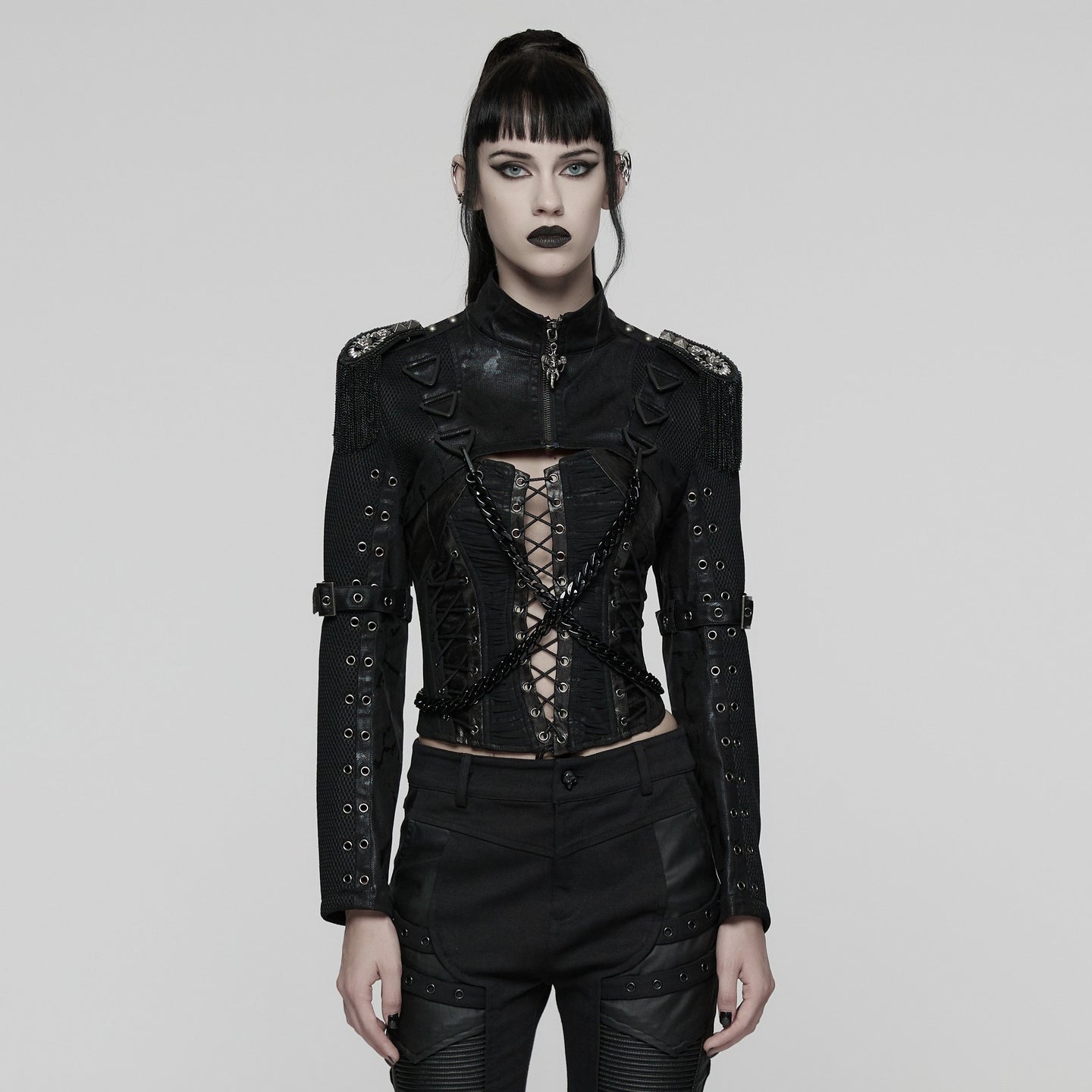 Punk Rave Black Mission Shrug Dames
