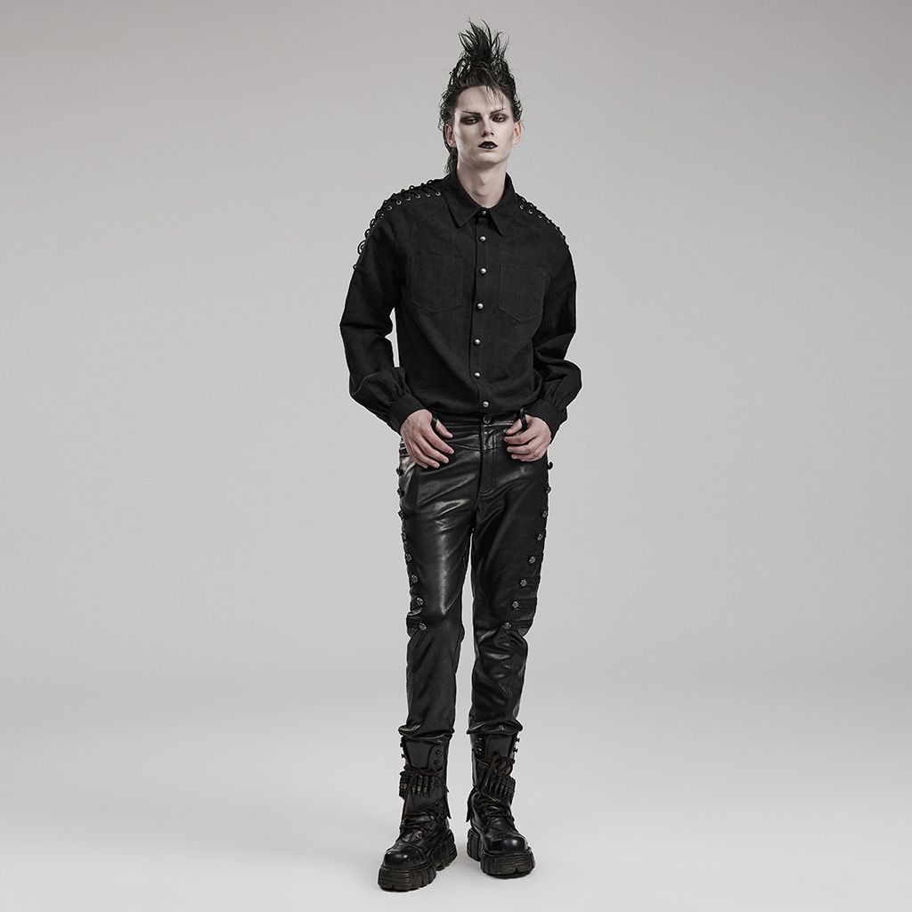 Don't Care Shirt Zwart