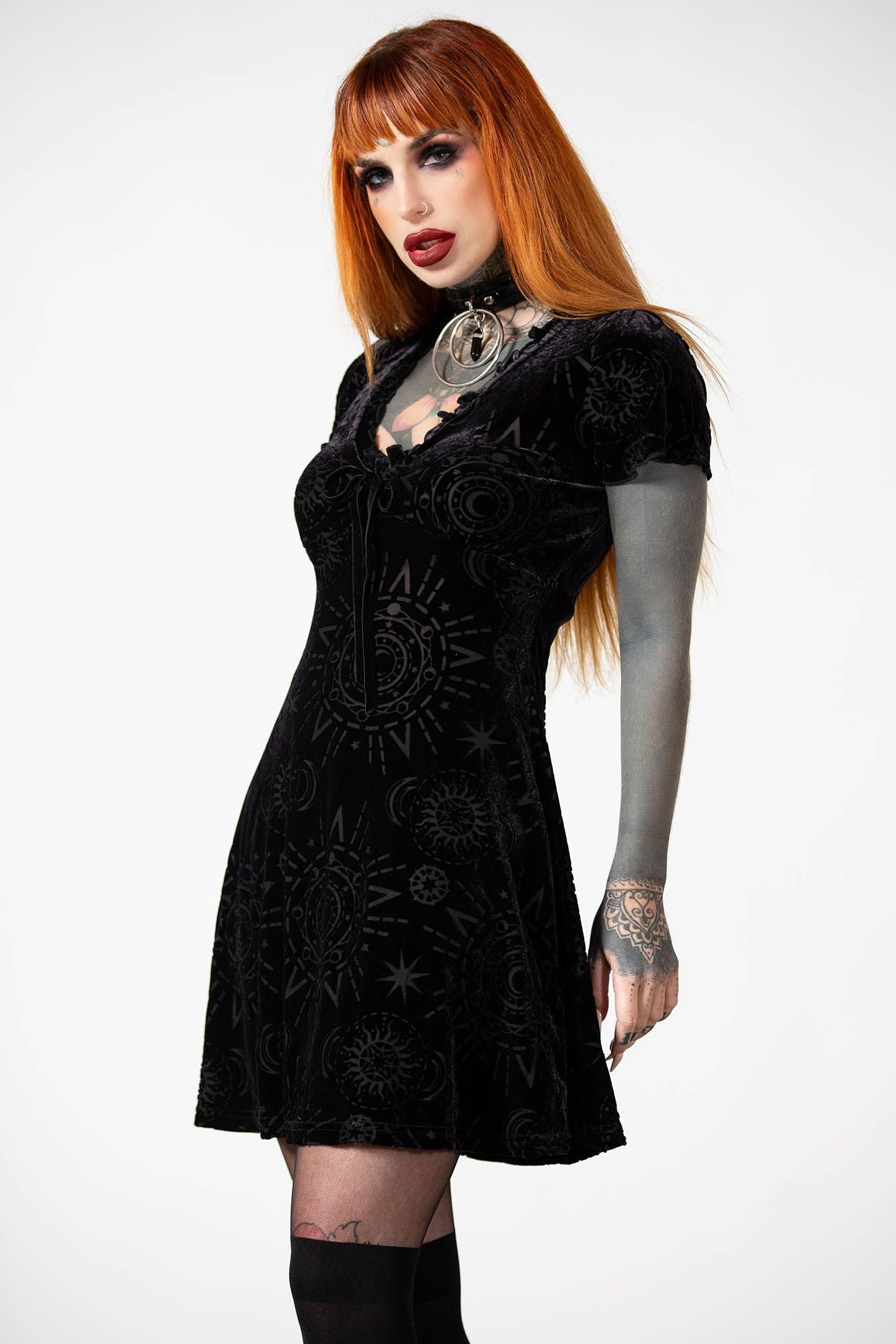Killstar Spiritual Chant Burnout Dress