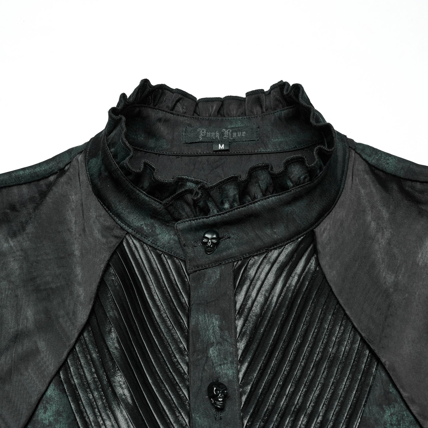 Punk Rave On My Way Shirt Zwart - Groen