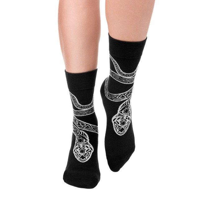 Cathedral Snake Jacquard Sokken