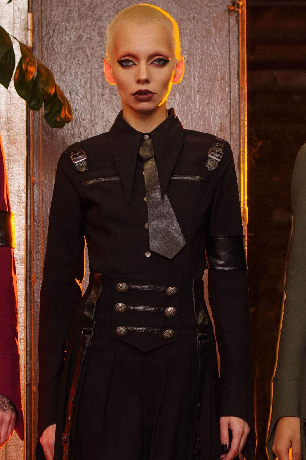 Killstar Secret Mission Button-Up Shirt Zwart