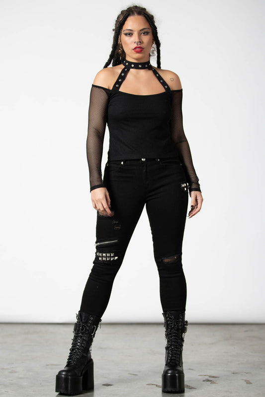 Killstar Subversa Long Sleeve Top