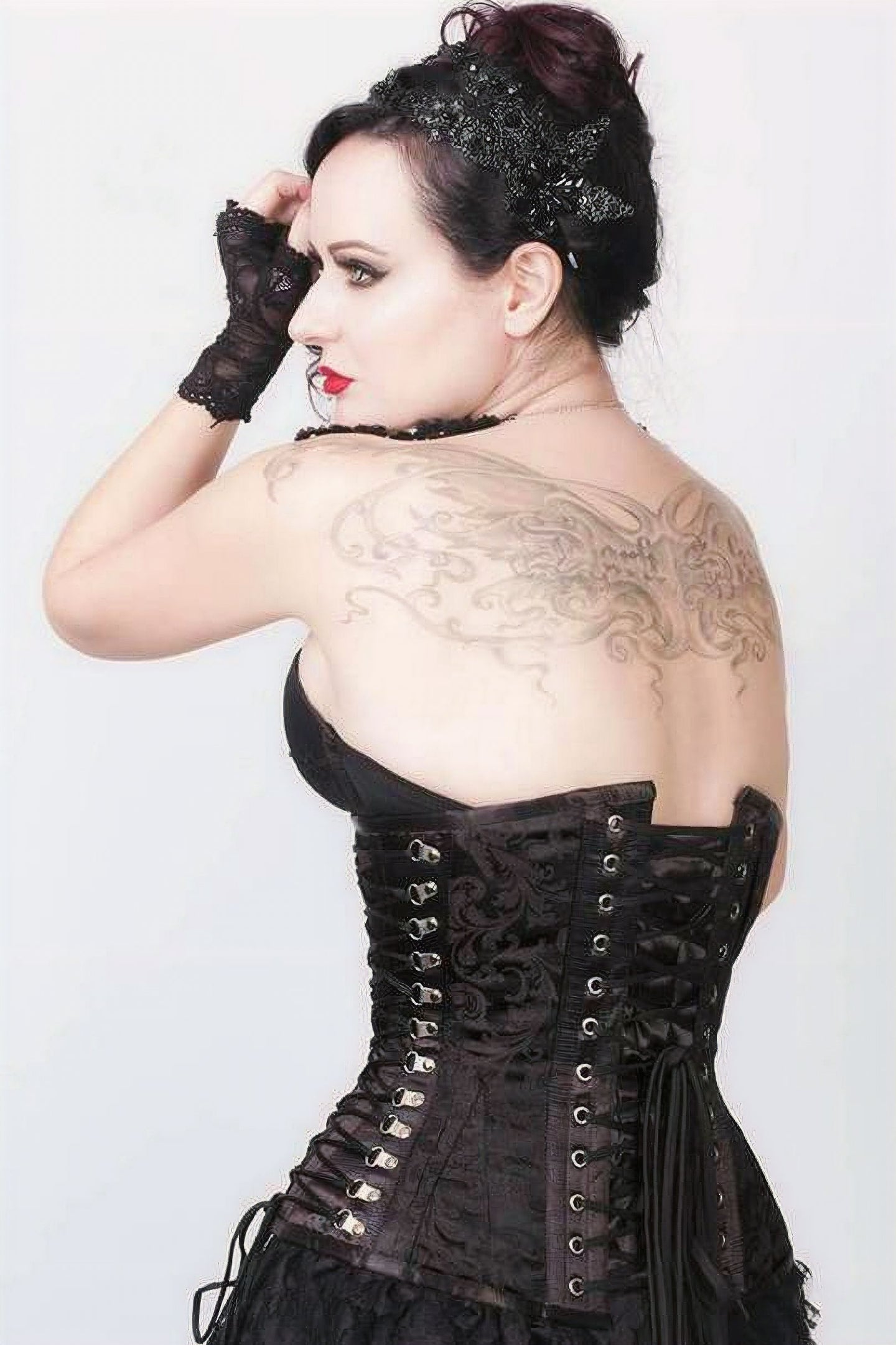 Can't Deny Underbust Corset Black