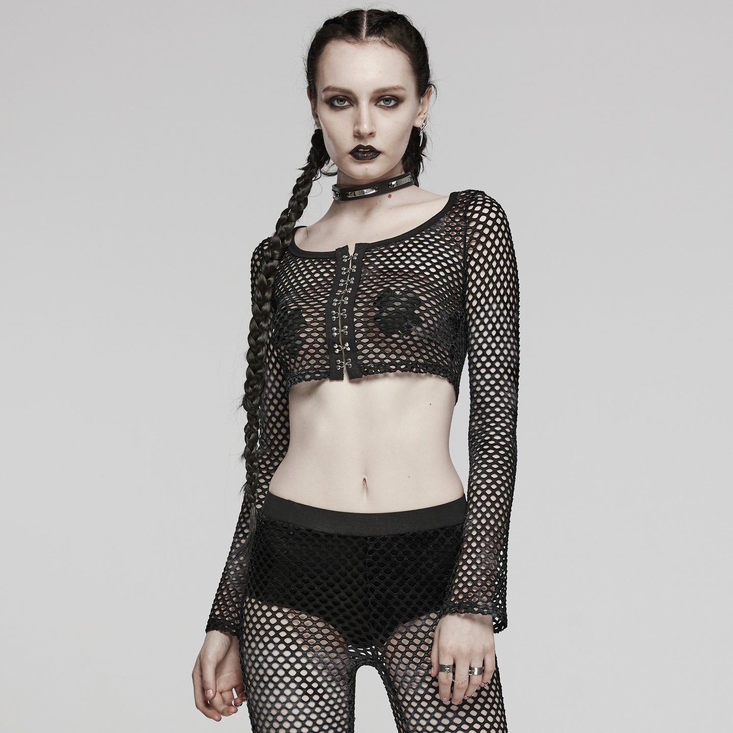 Stop This Long Sleeve Top Zwart