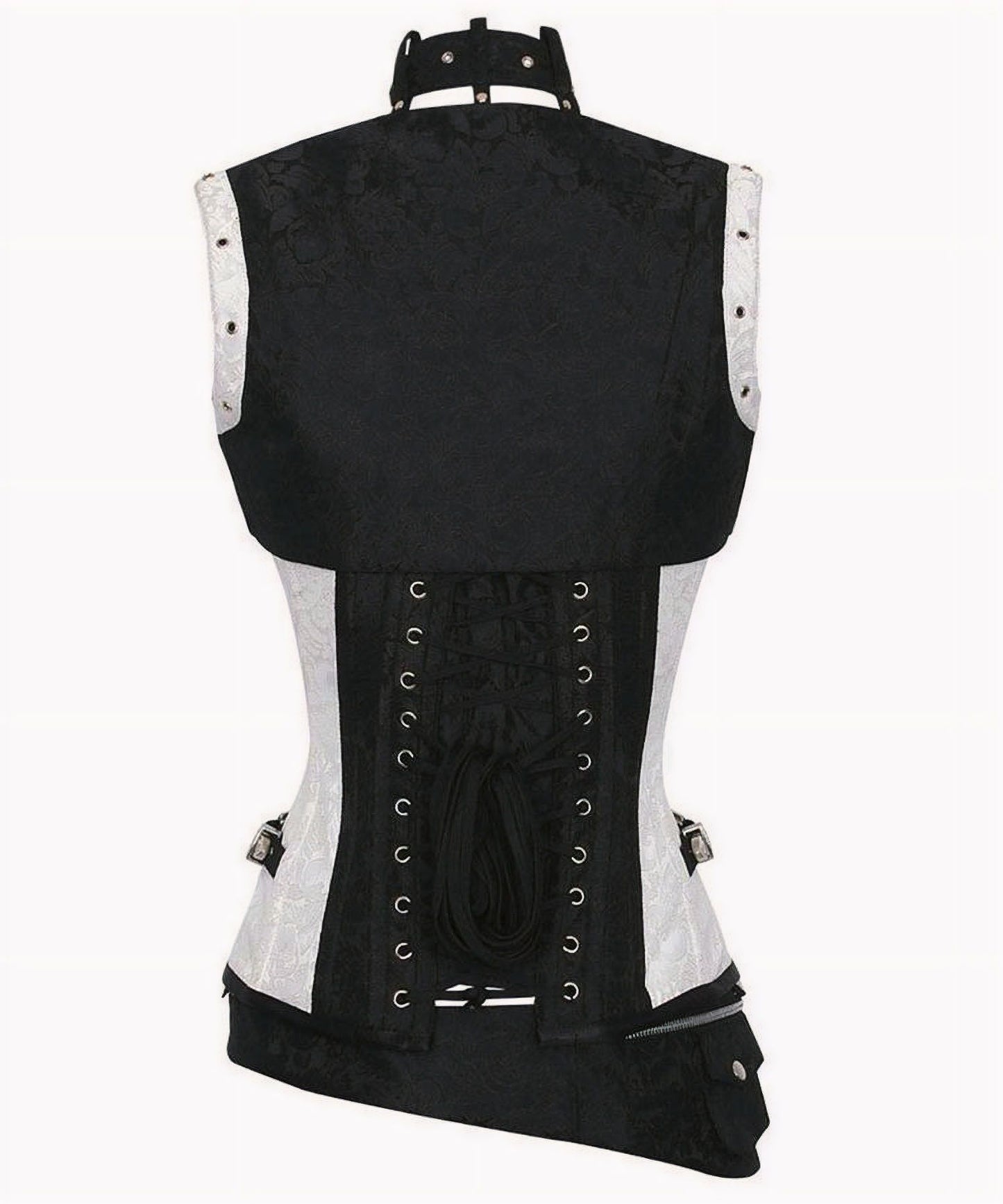 Mechanisms Korset - Riem - Bolero Wit - Zwart