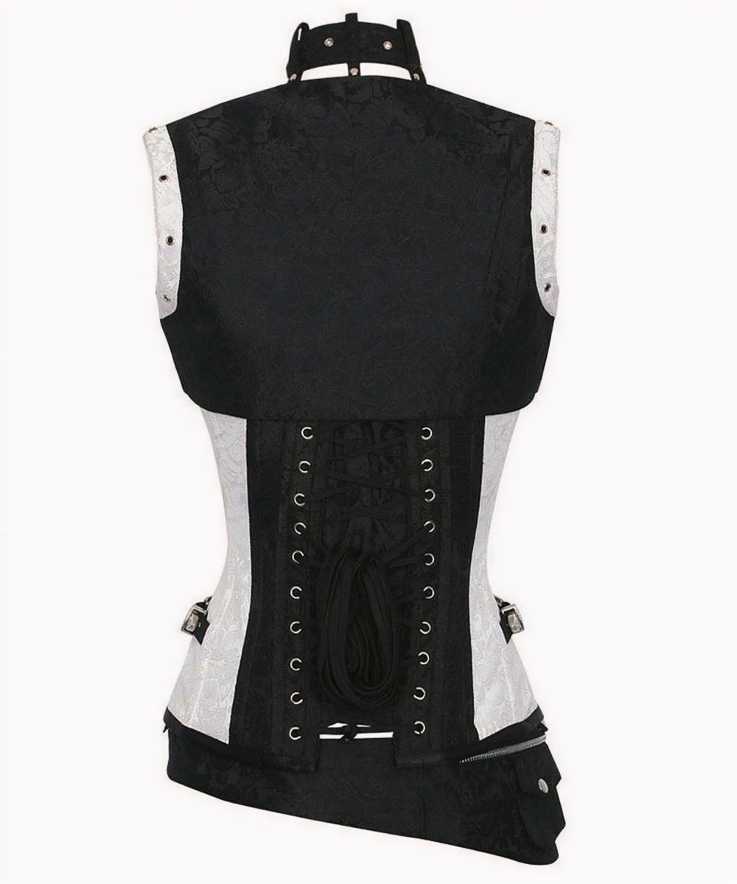 Mechanisms Korset - Riem - Bolero Wit - Zwart