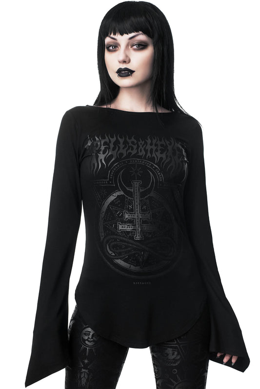 Killstar Leya Long Sleeve Top