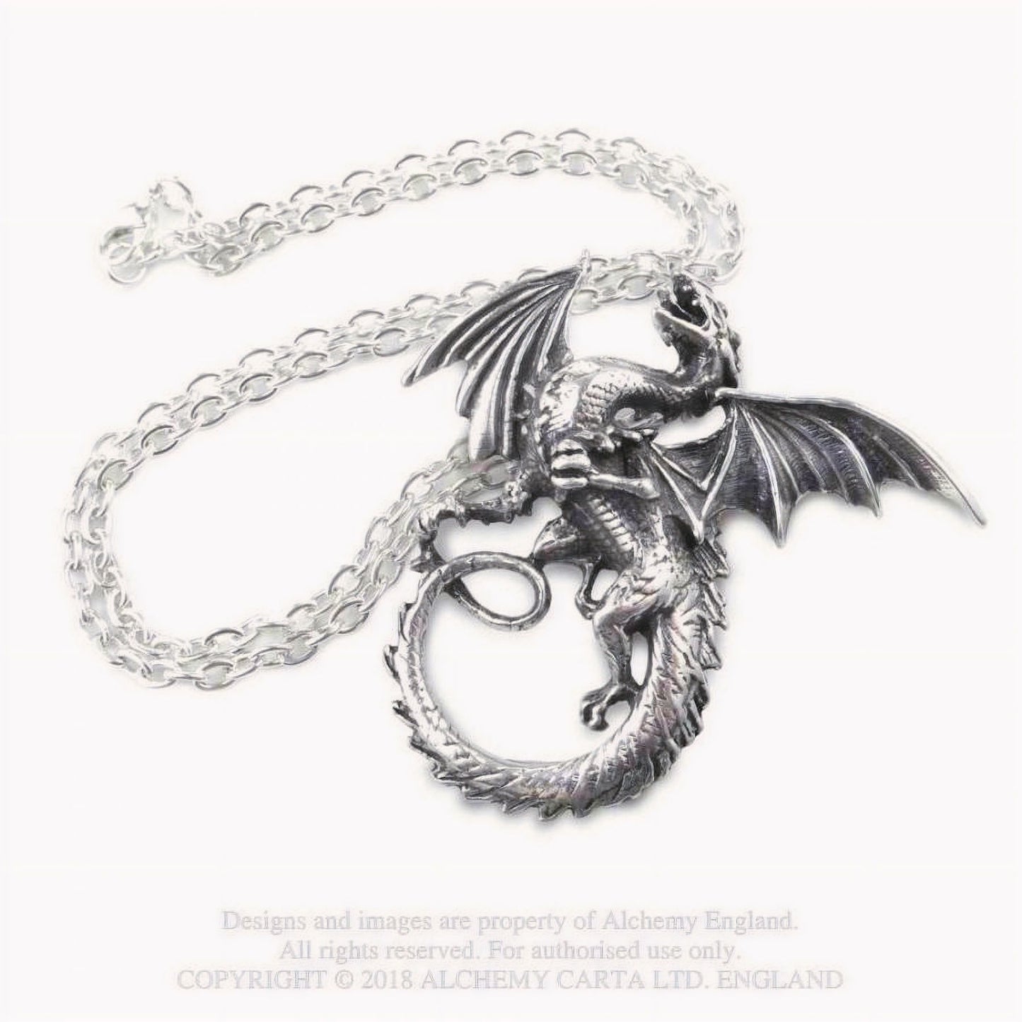 The Whitby Wyrm Pendant - Necklace