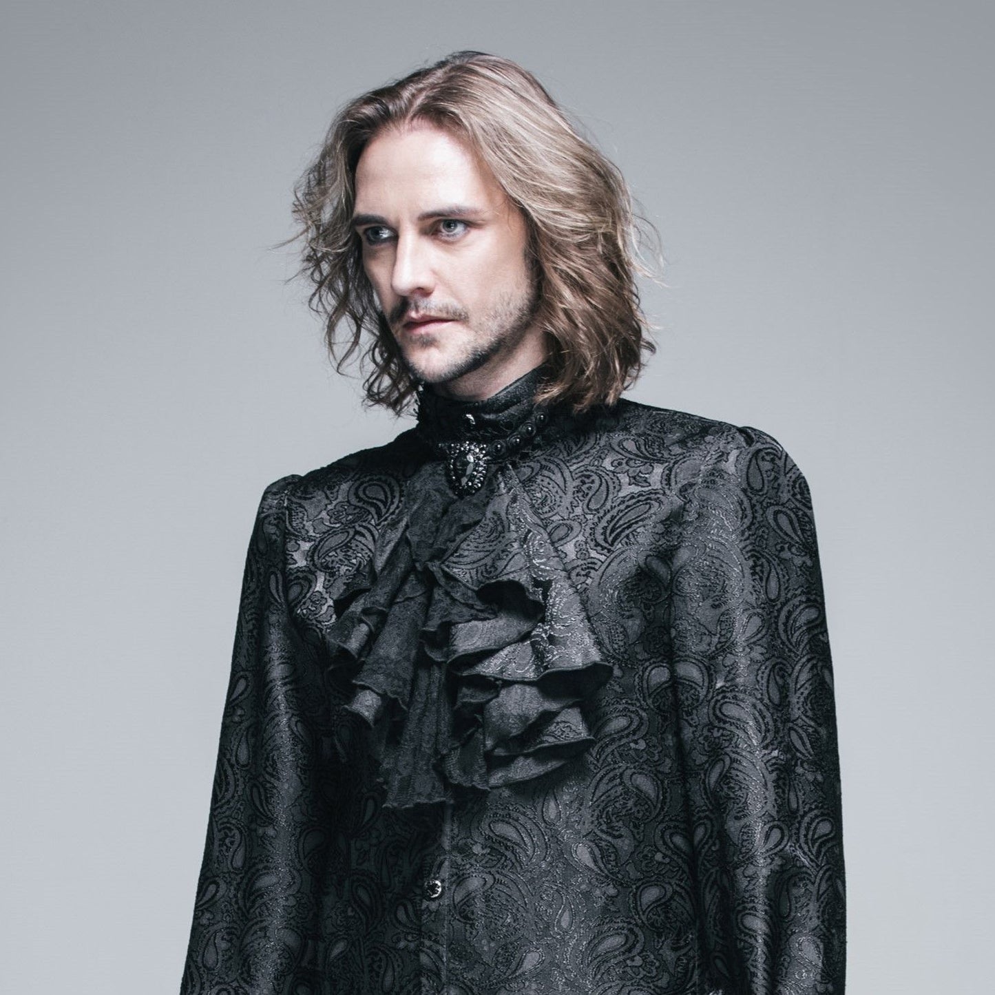 Devil Fashion Devoted Jabot Zwart