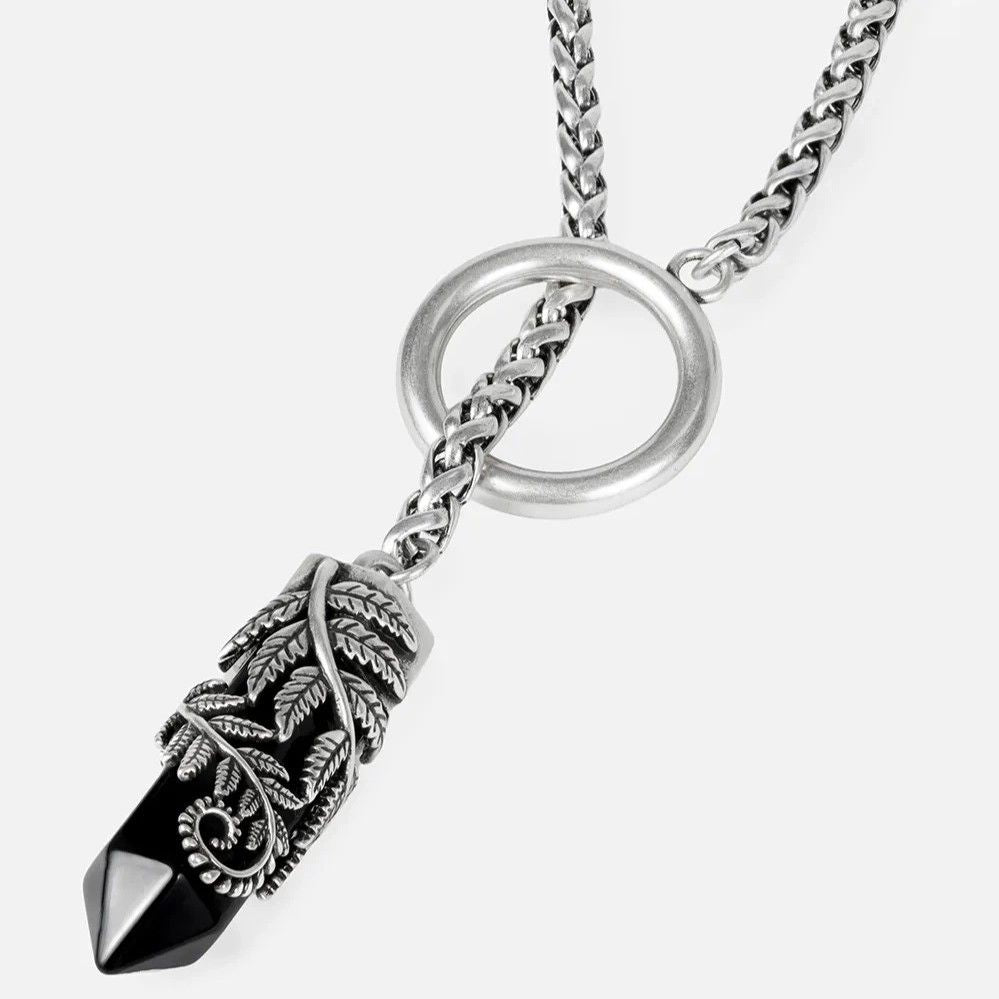 Crystal Fern O-ring Halsketting