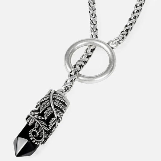 Crystal Fern O-ring Halsketting