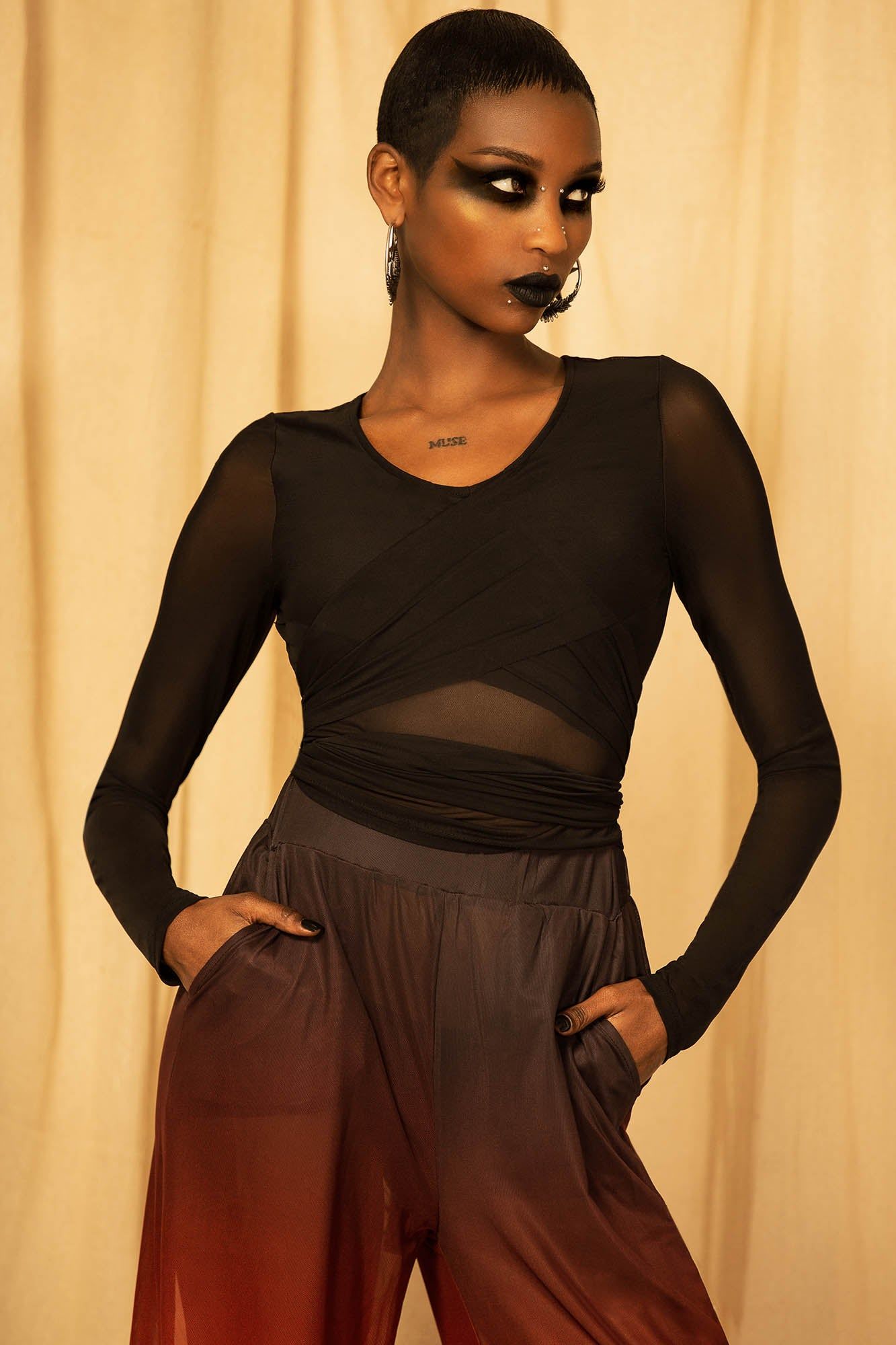 Killstar Sunset Wrap Top