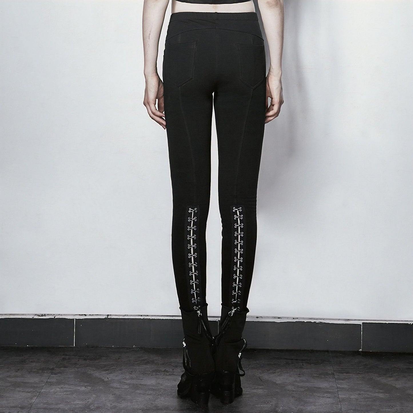 Hook & Eye Leggings Zwart/Chroom