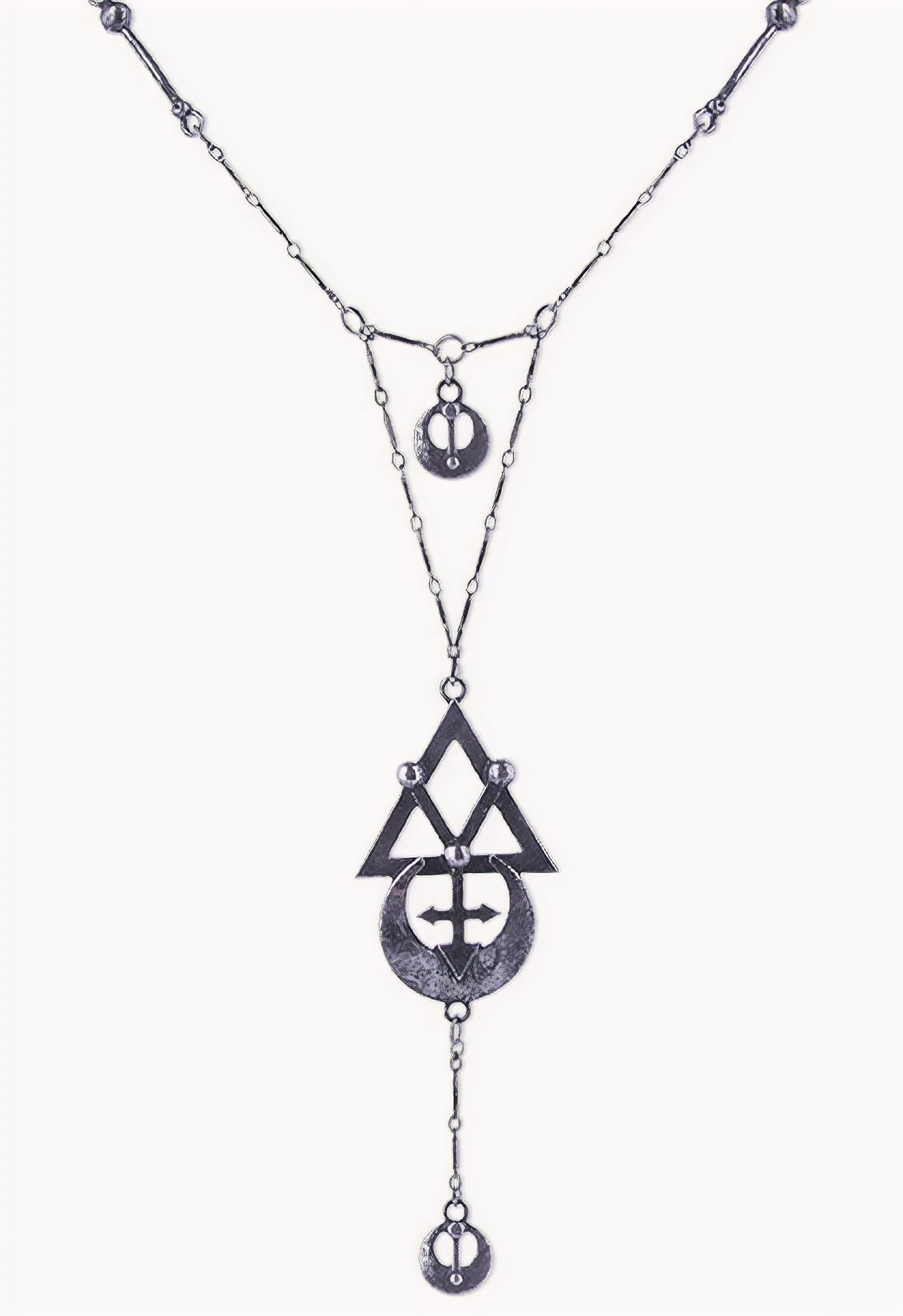 Geometry Silver Halsketting