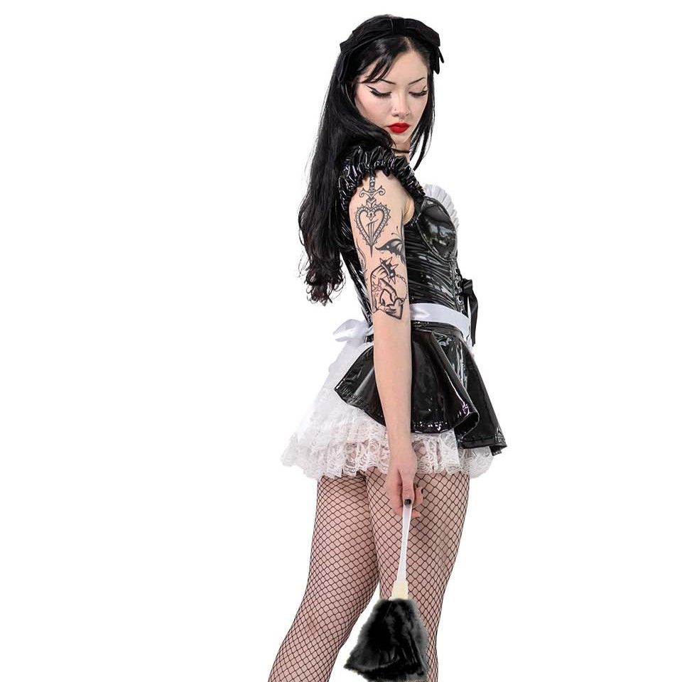 Lip Service X iGirl Chamber PVC Maid Dress