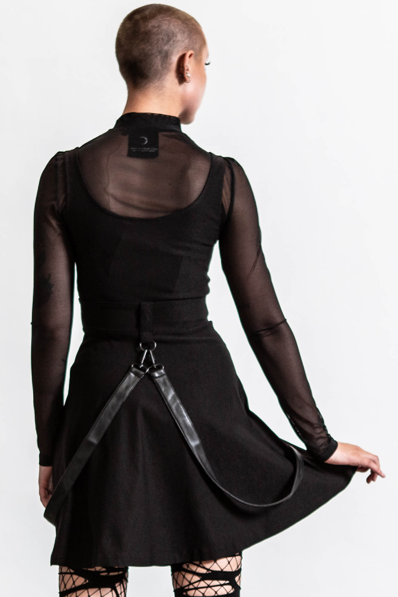 Killstar Crash Skater Dress Black