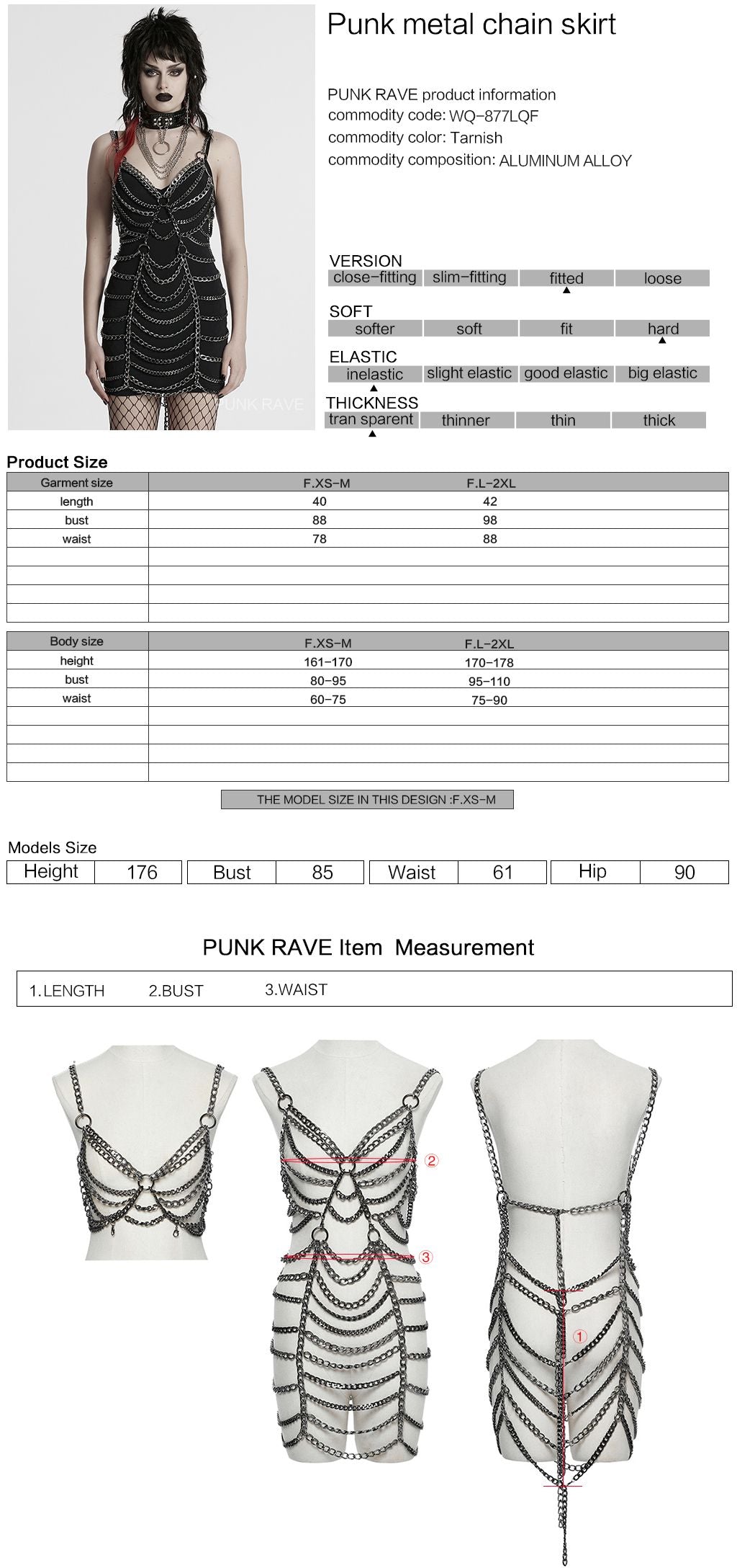 Chain Reaction Top - Jurk - Harness