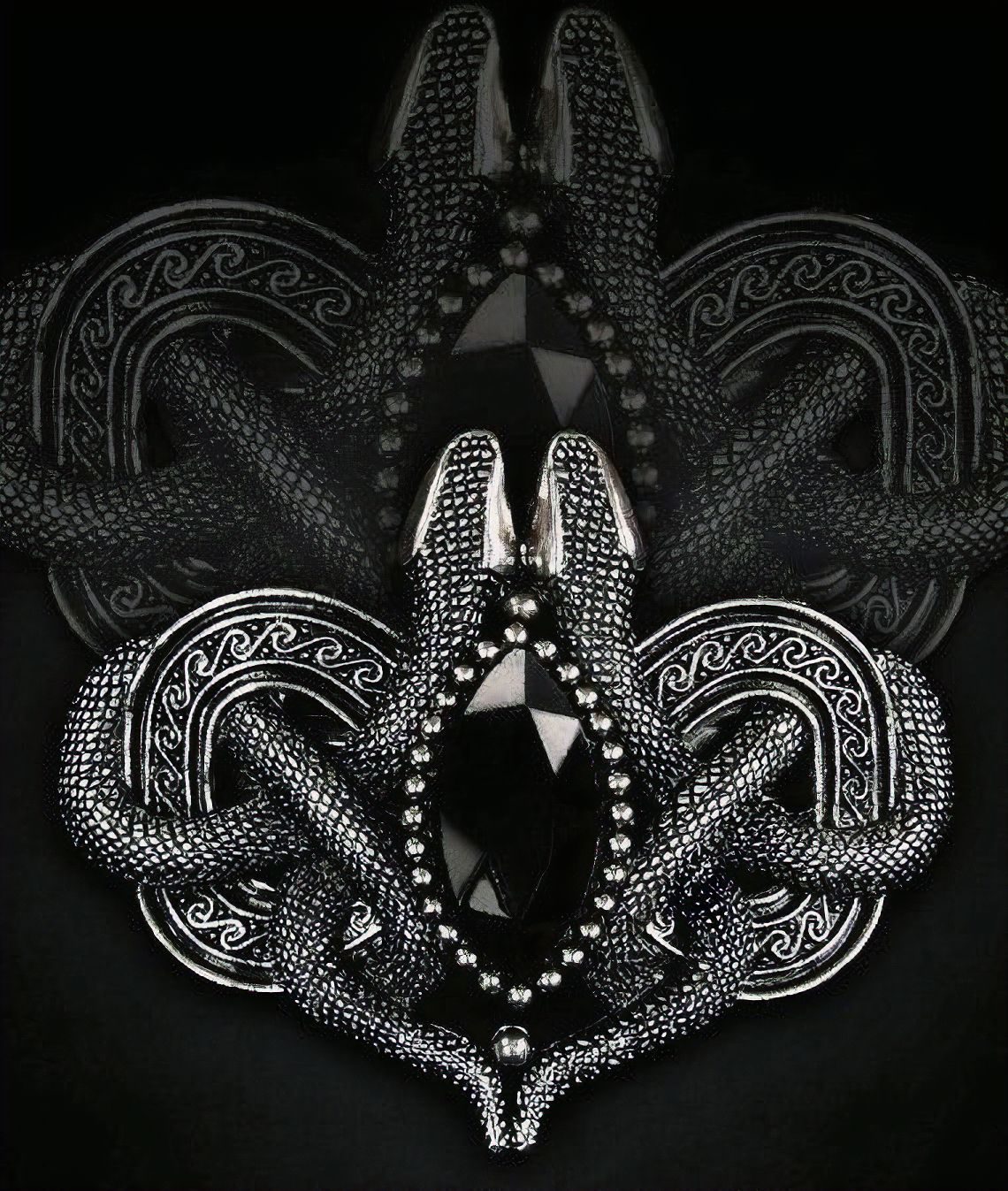 Snakes of Avalon Hair Clip