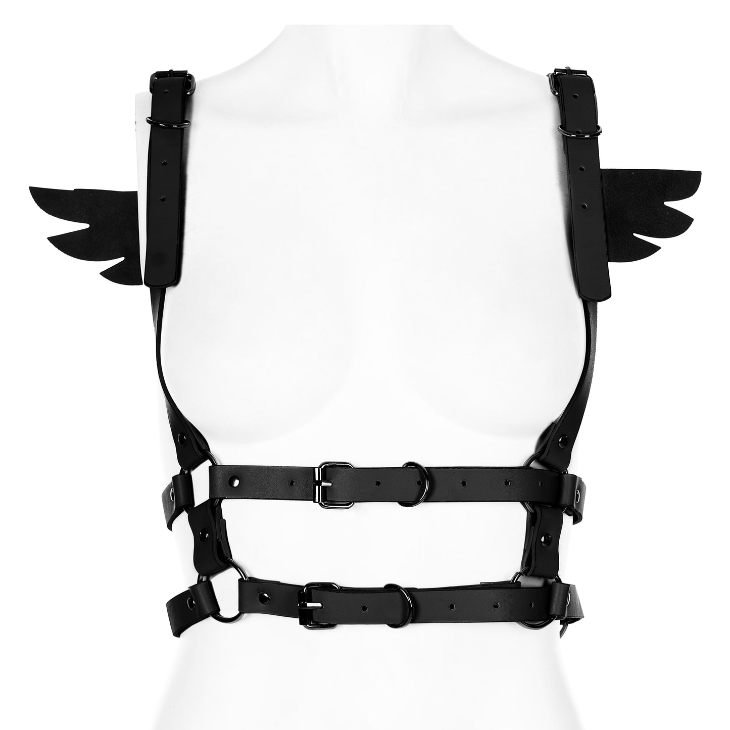 Angel Wings Harness Zwart