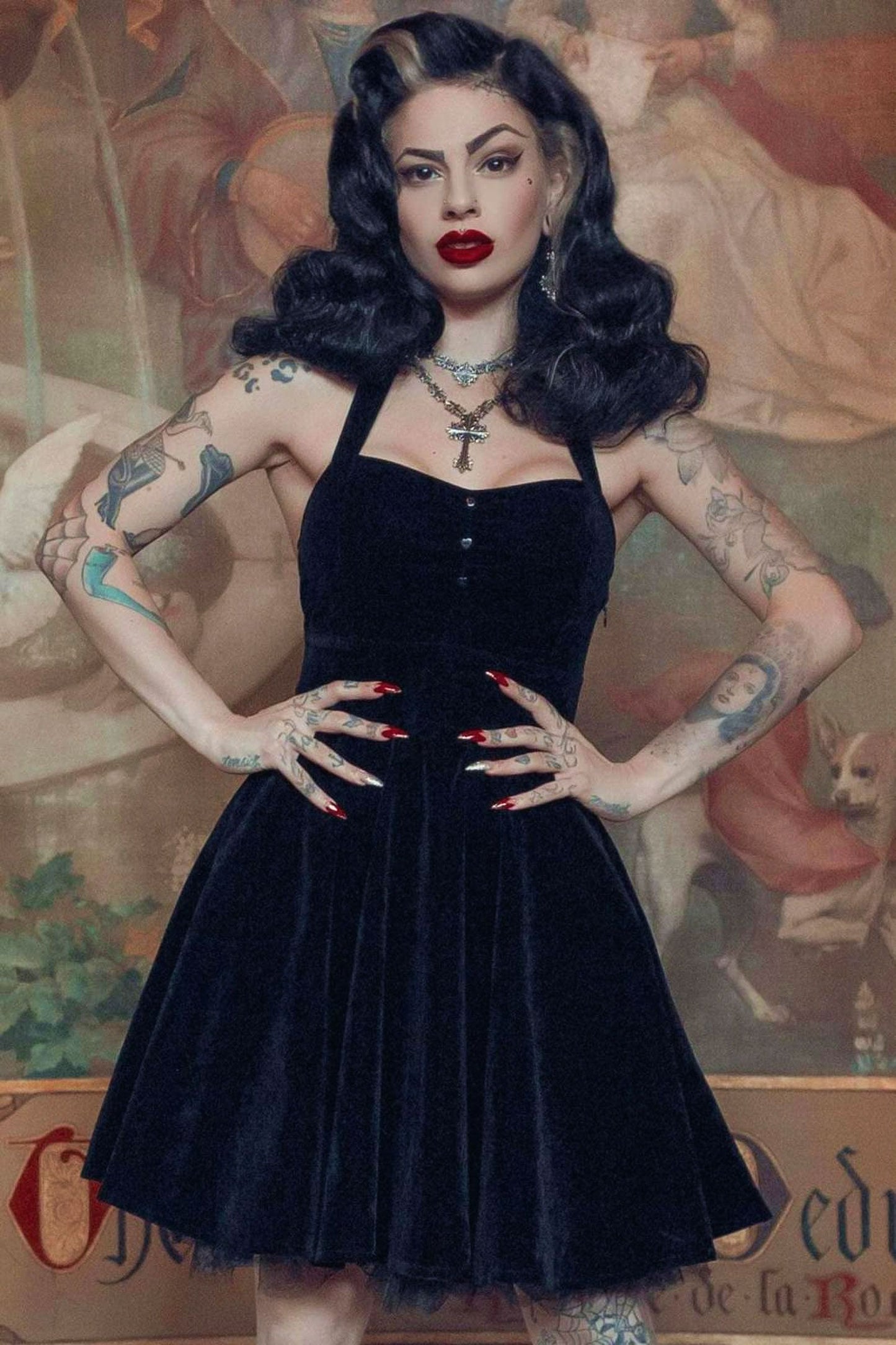 Killstar Holly Daze Party Jurk