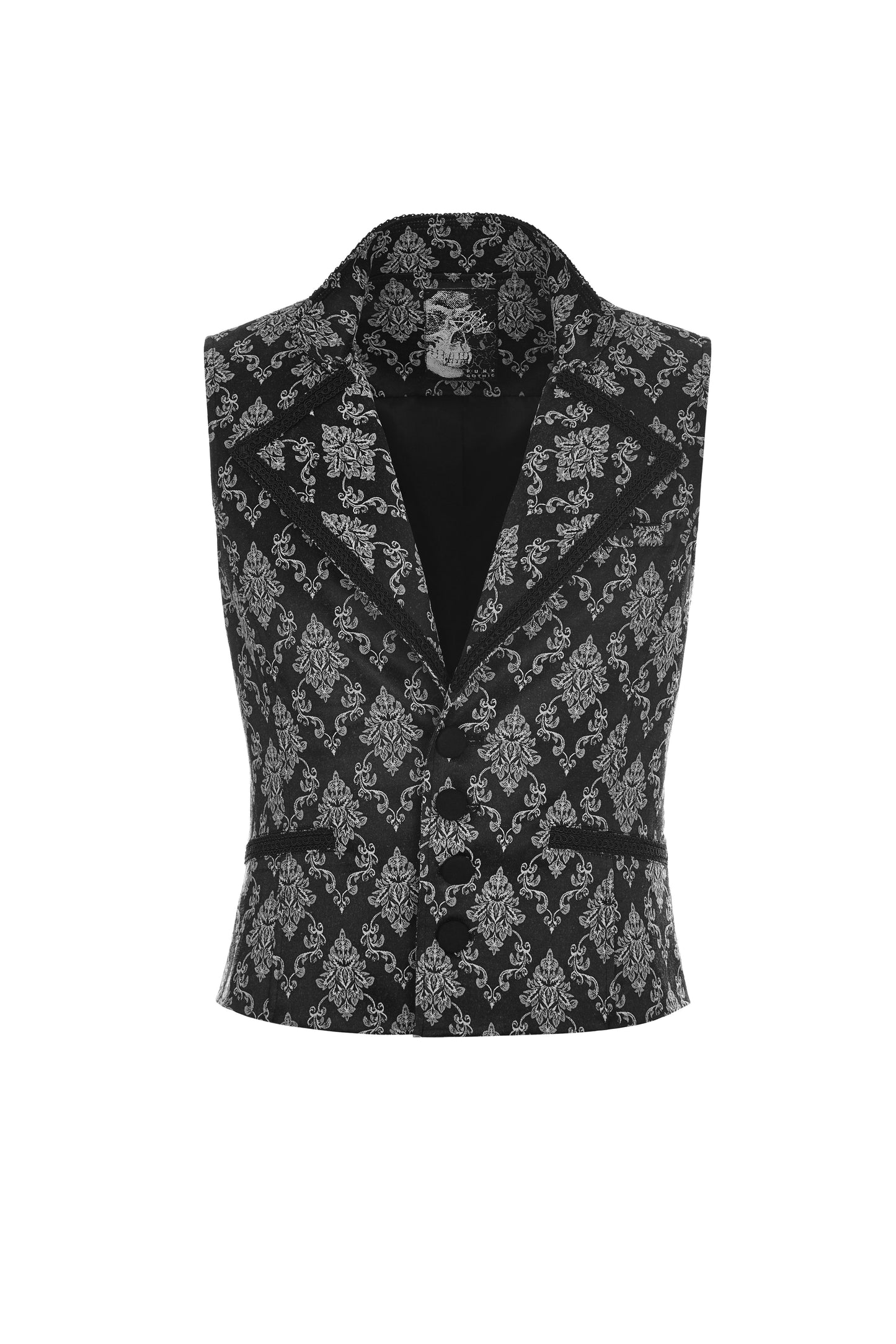 Helter-Skelter Gilet Zwart/Wit